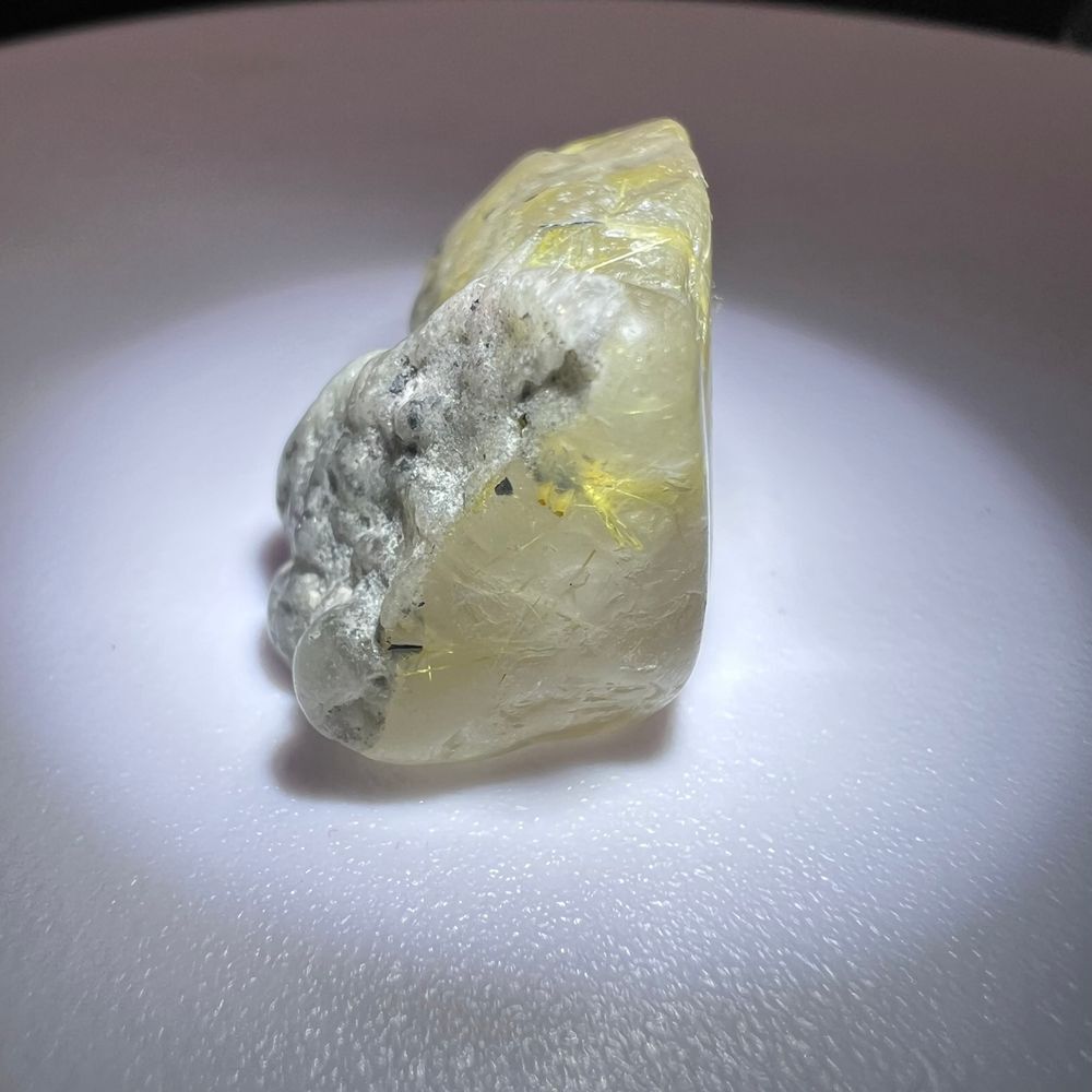 Golden Rutilated Quartz Crystal Freeform - Picture 5 of 12